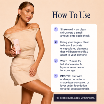 CC color-correcting tinted serum
